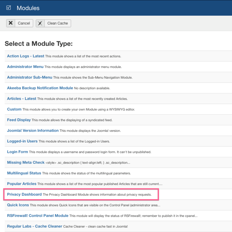 Dashboard Privacy Tut 5