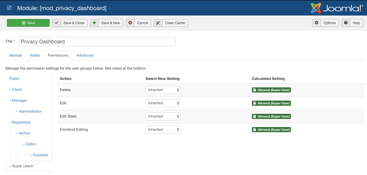 Dashboard Privacy Tut 7