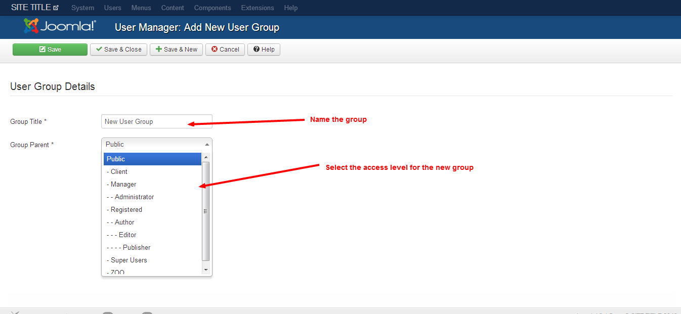 add user group 1