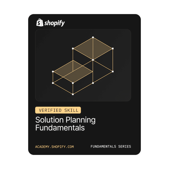 shopify solution planning fundamentals